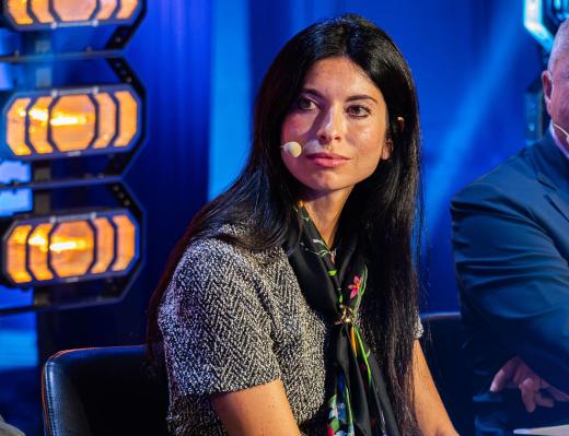 Anna Nicchio durante l&rsquo;intervista